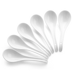 DOWAN 6.75-Inch New Bone China Soup Spoons Set