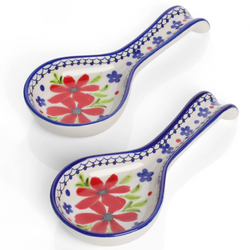 DOWAN 8.75-Inch Ceramic Colorful Spoon Rests