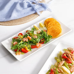 Porcelain White and Rectangular Serving Platters