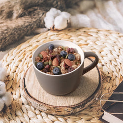 Brown Large Jumbo Wide-mouth Soup Bowl